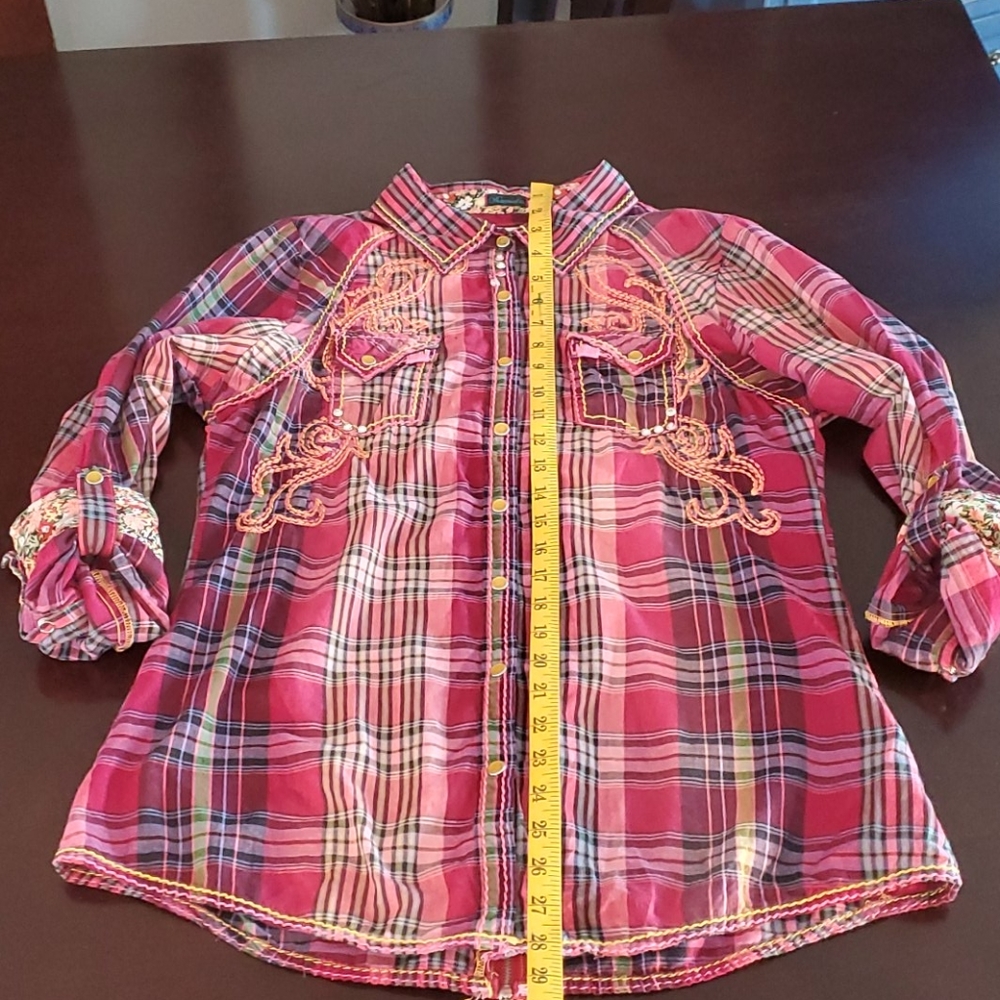 ROAR embellished shirt XL - Picture 9 of 10